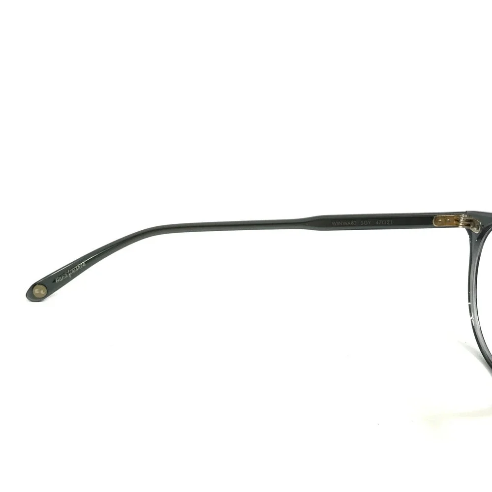Garrett Leight Eyeglasses Frames WINWARD SGY Sea Gray Round Full Rim 47-21-145